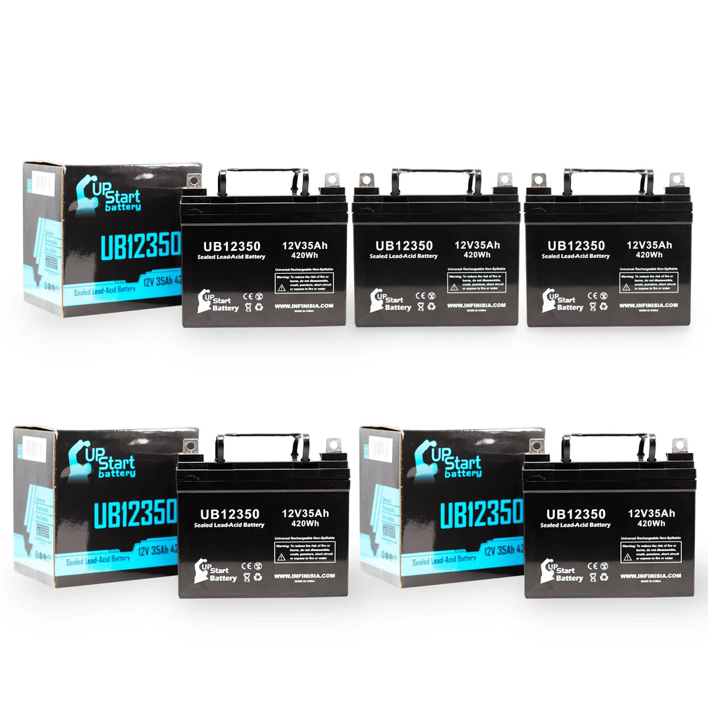 5x Pack - Compatible Topaz 850 Battery - Replacement  Universal Sealed Lead Acid Battery (12V, 35Ah, 35000mAh,  Terminal, , )