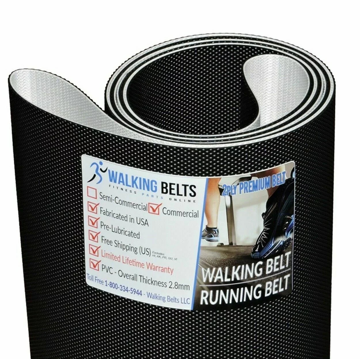 Life Fitness 3500 Treadmill Walking Belt 2ply Premium Serial 843157 - 846063