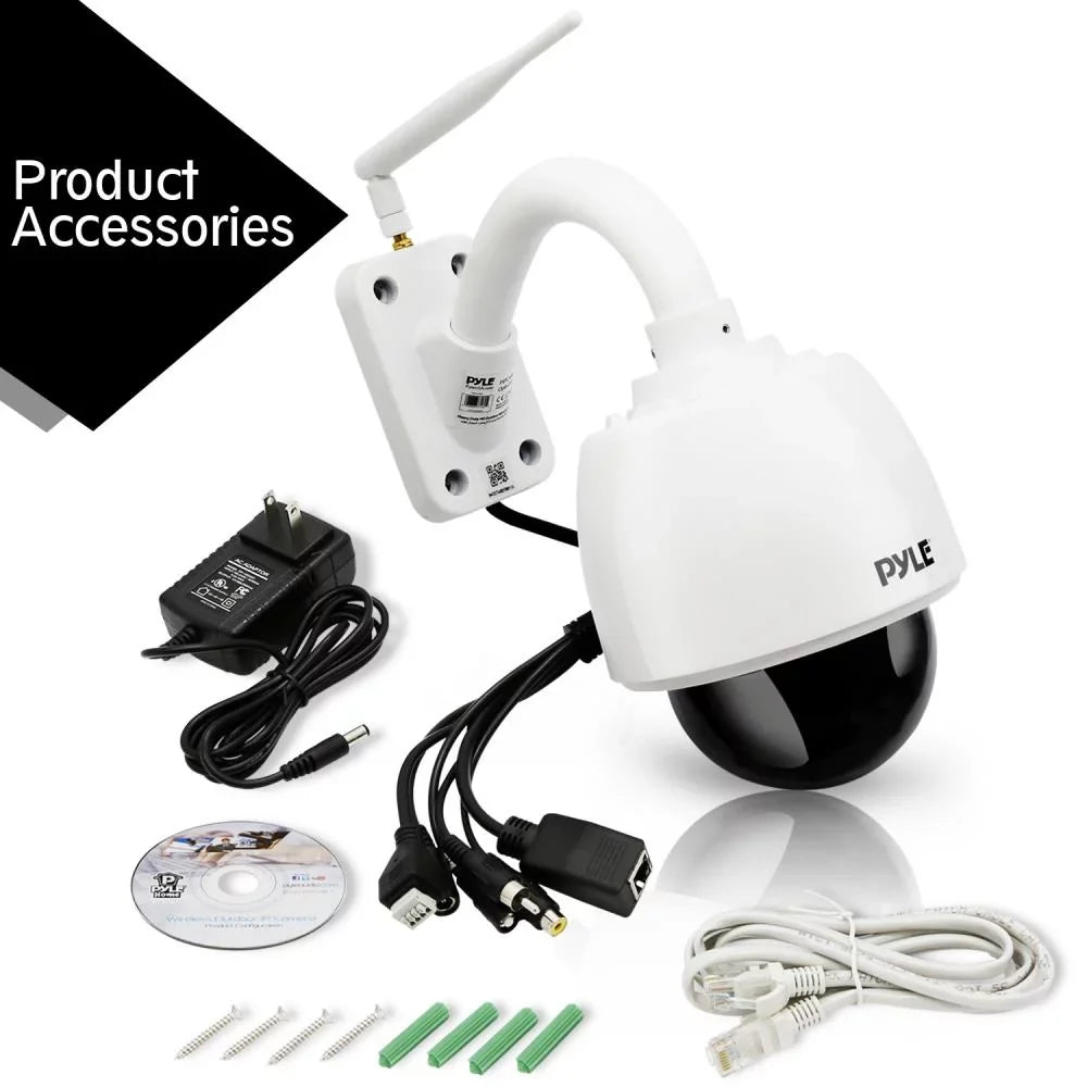 .5 - Weatherproof  Hi-Res  Camera - 4x Optical Zoom Outdoor WiFi Cam with Built in 32g