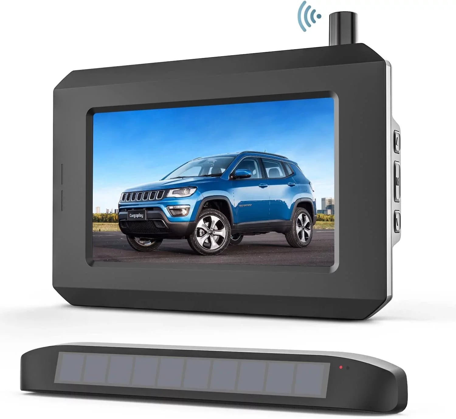 SunGo Pro Solar Wireless Backup Camera for Most Vehicle,  No Wiring No Drilling Install with Digital Wireless Night Vision Rear View Camera