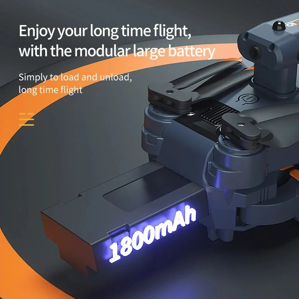 3PC Battery  Drone 4K Professional Dual Camera 6CH Foldable Drone Obstacle Avoidance  Quadcopter Helicopter Toys for Kids Boys
