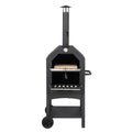 Fithood Outdoor Wood Fired Pizza Oven with Pizza Stone, Pizza Peel, Grill Rack, for Backyard and Camping