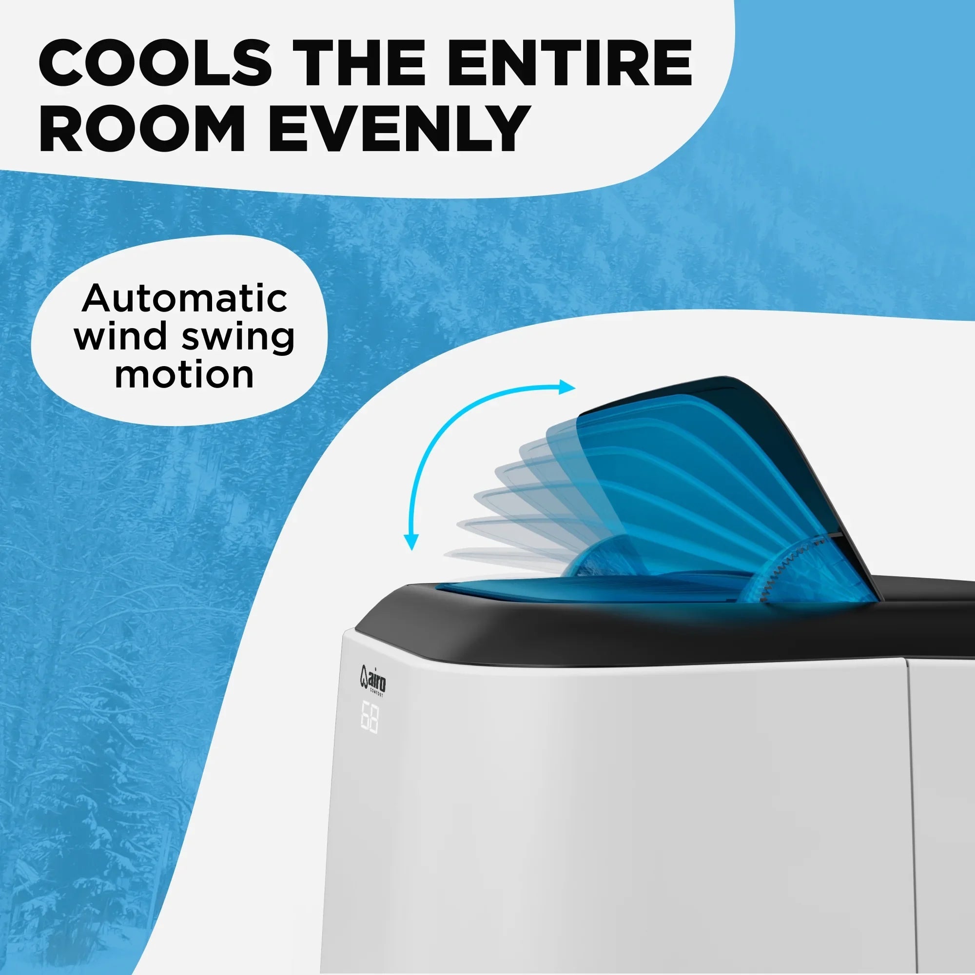 Airo Comfort Portable Air Conditioner 8000  (12000  ), Standing  Unit with  Window Kit