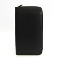 Pre-Owned Louis Vuitton Zippy Organizer  Men's Utah Leather Long Wallet (bi-fold) Basalt (Good)