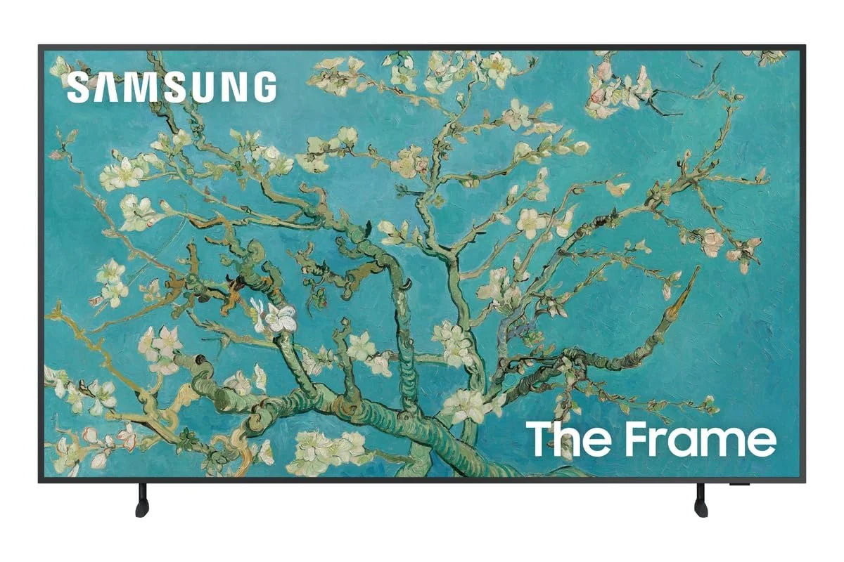 43-inch  The Frame Series Quantum  Smart  with Samsung - 43" The Frame Customizable Bezel - Modern White (2022)