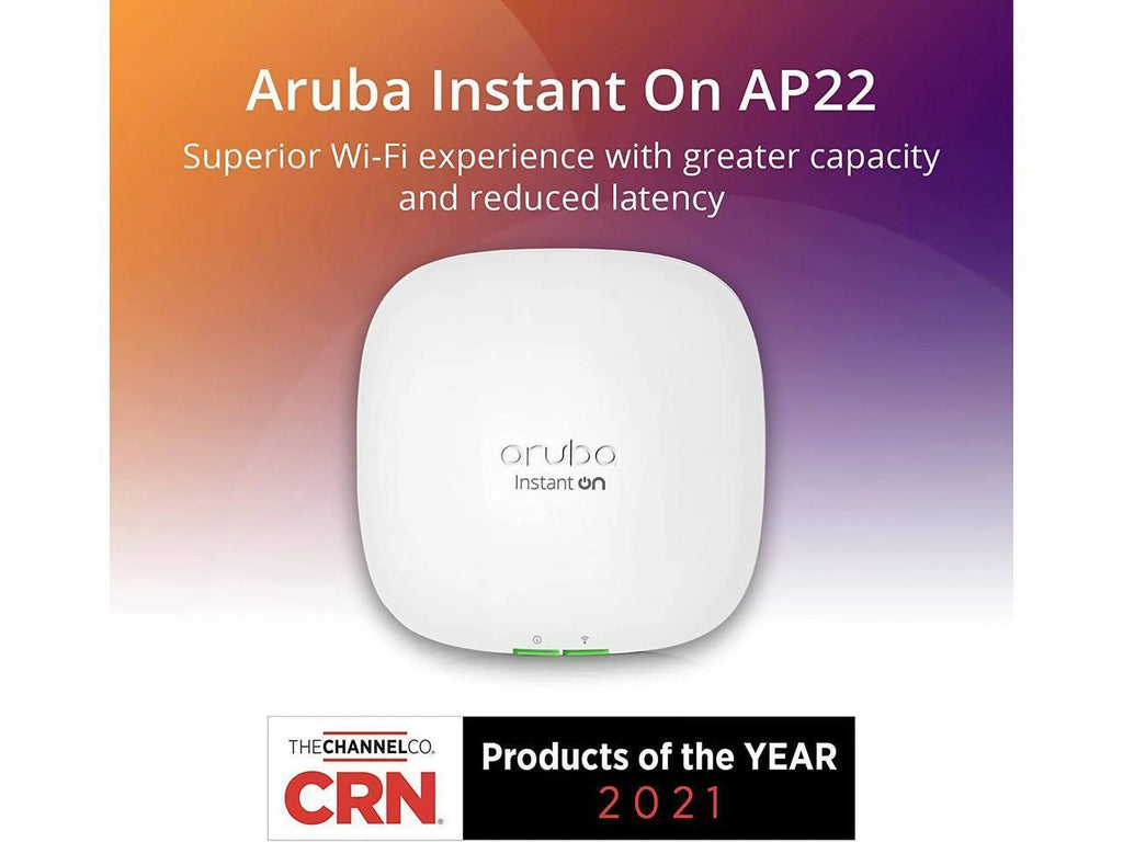 Aruba Instant On  802.11ax 2x2 Wi-Fi 6 Wireless Access Point |  Model | Power Source Included ()