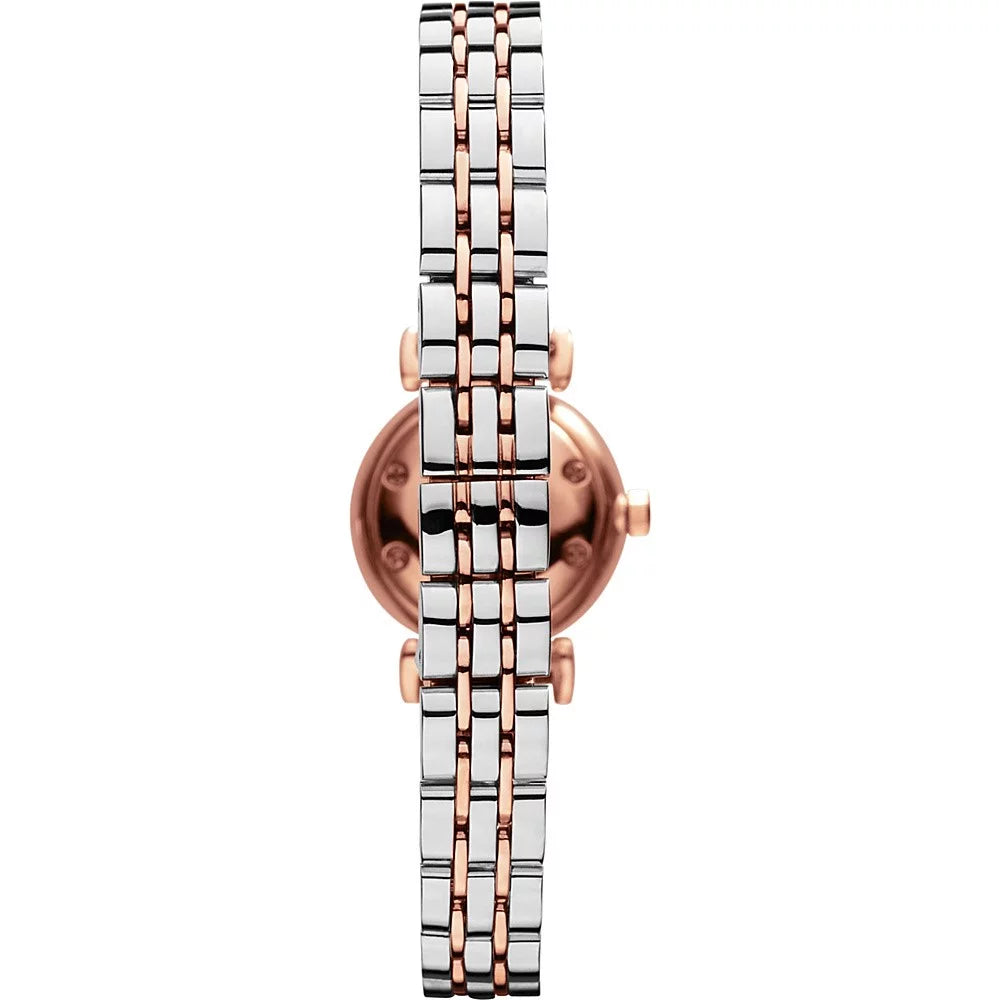 Emporio Armani Women's Two-Tone Mother of Pearl Bracelet Watch