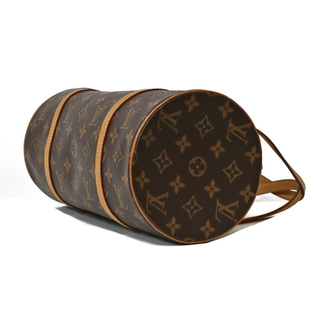 Pre-Owned   Shoulder Bag Monogram Papillon 30  Brown Women's Canvas (Good)