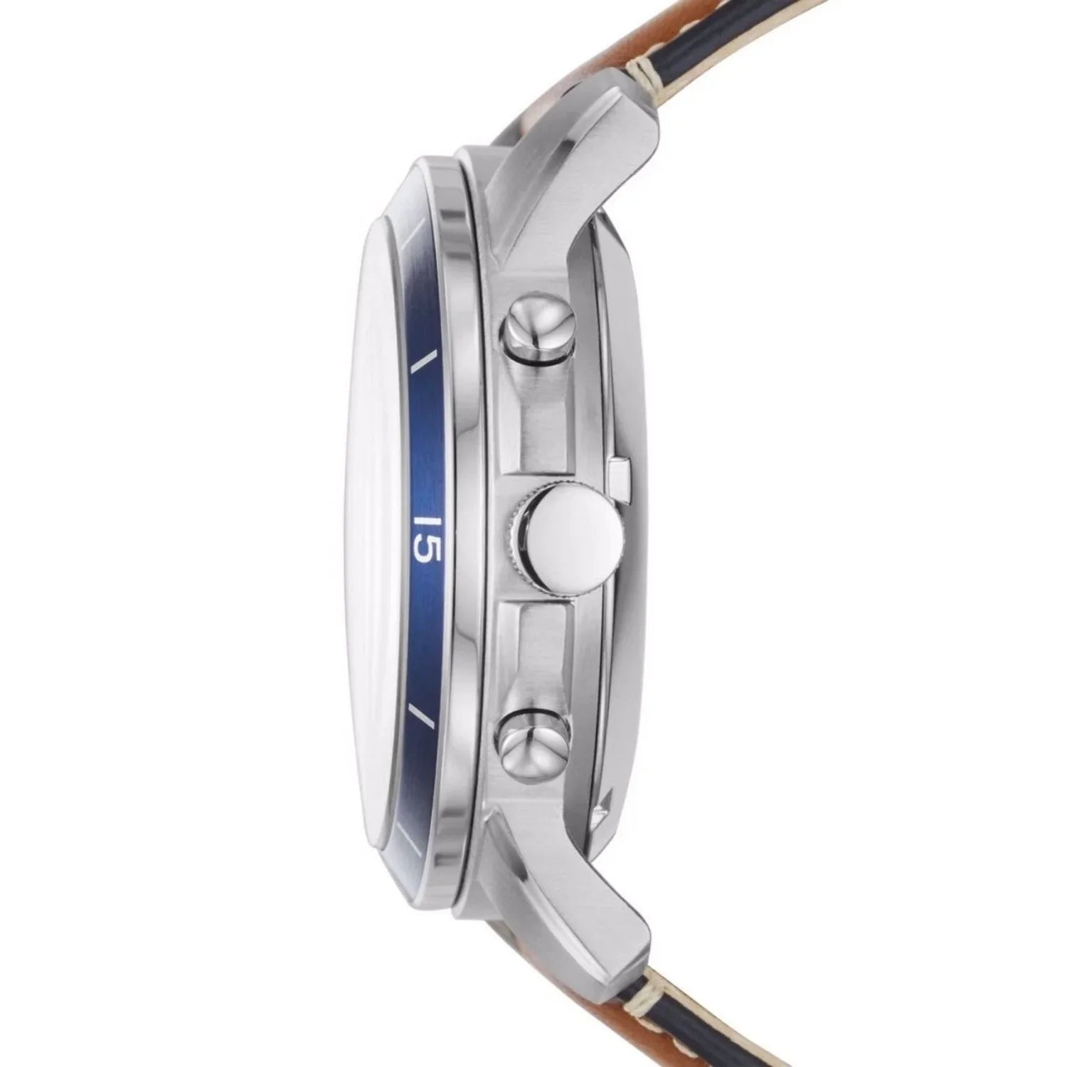 Fossil Men's Grant  Silver Stainless-Steel Automatic Dress Watch