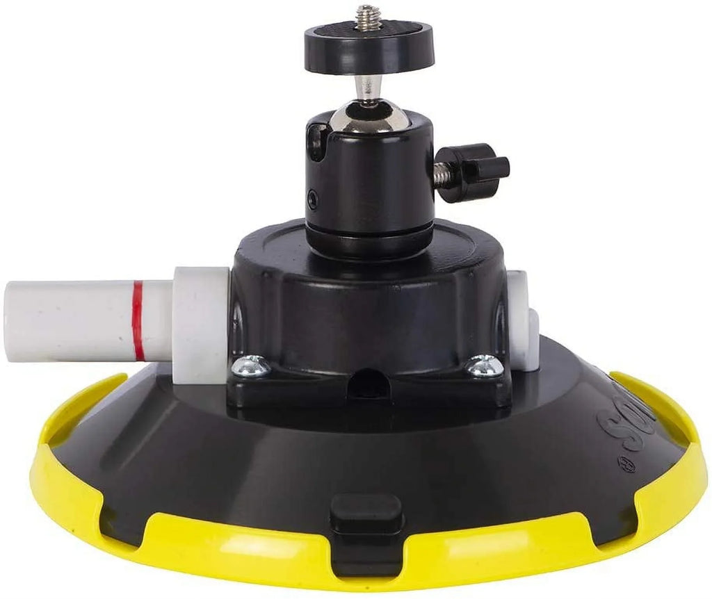 6" Car Camera Mounting Kit Pump Vacuum Suction Cup Mount, Professional Camcorder Vehicle Holder w/ 360° Panorama