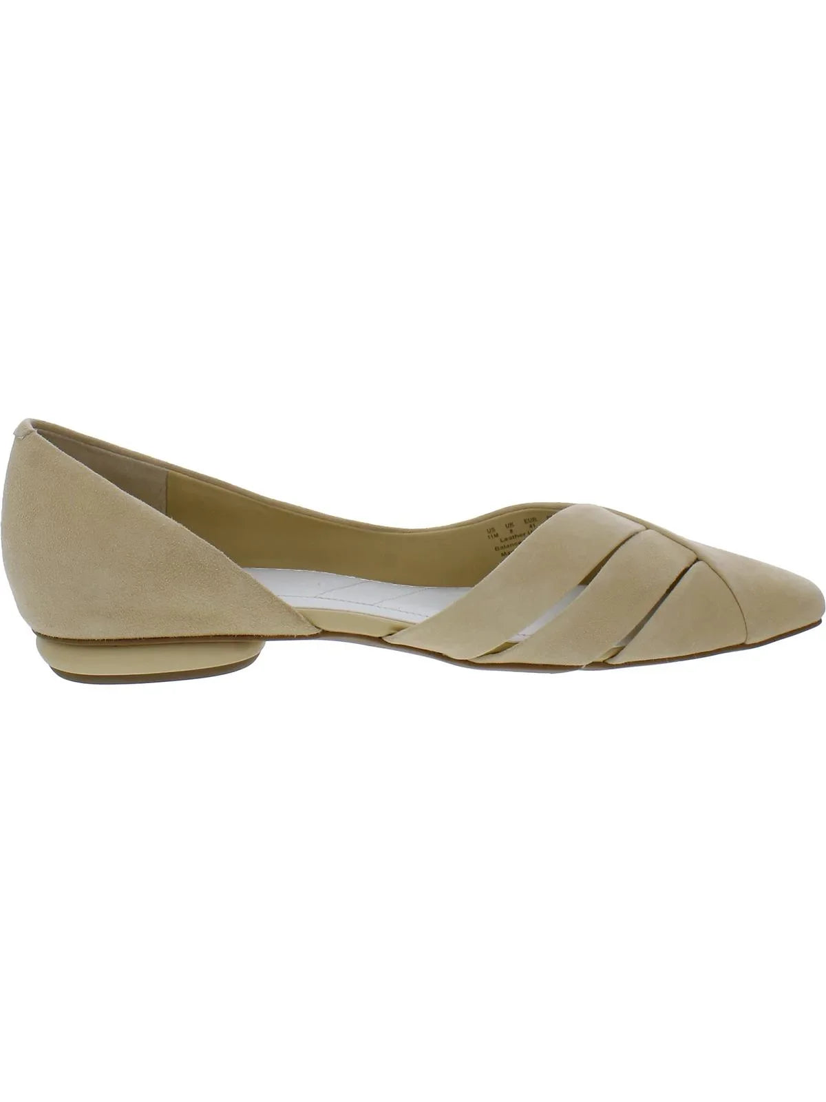 Franco Sarto Womens Braela Leather Square Toe 'Orsay
