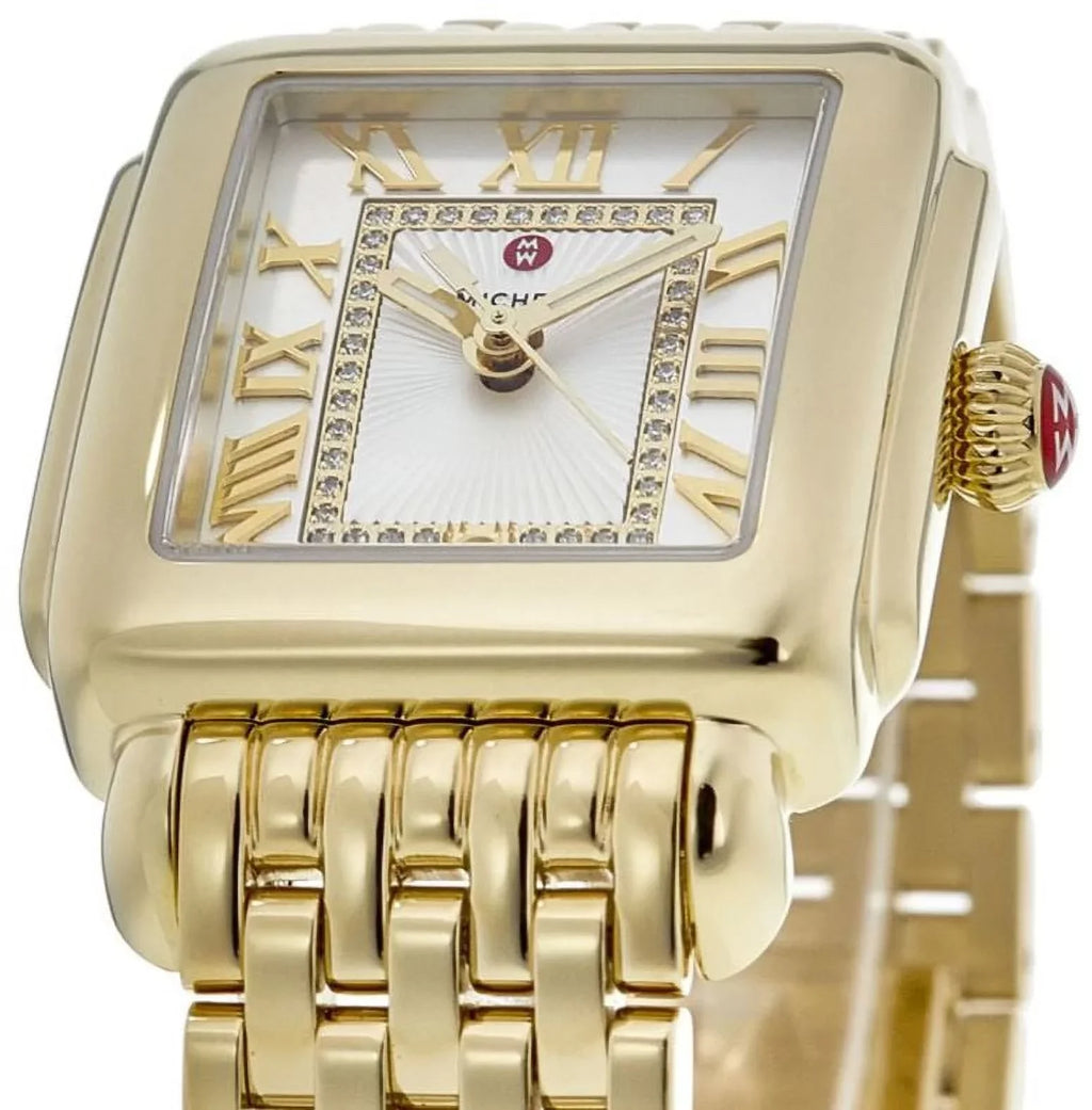 Michele Deco Madison Diamond Silver Dial Women's Watch