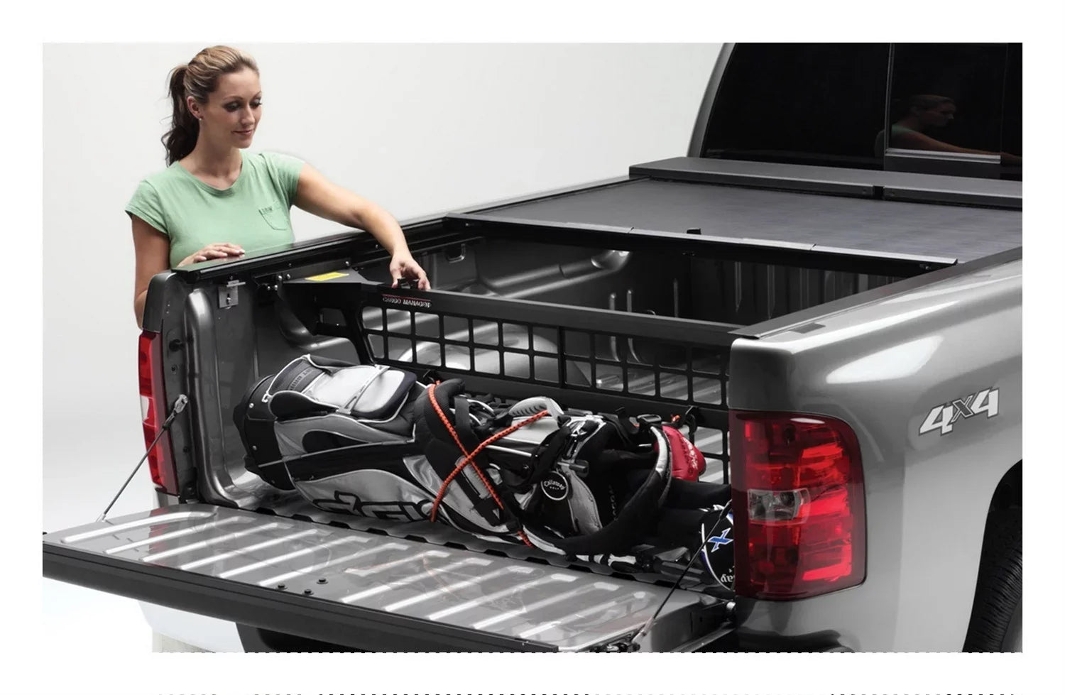 Roll--Lock by RealTruck Cargo Manager For 2007-2016 Tundra Std/Double Cab 77IN Bed Compatible with Select 2007-2019 Toyota Tundra, 2021 Toyota Tundra Double Cab /