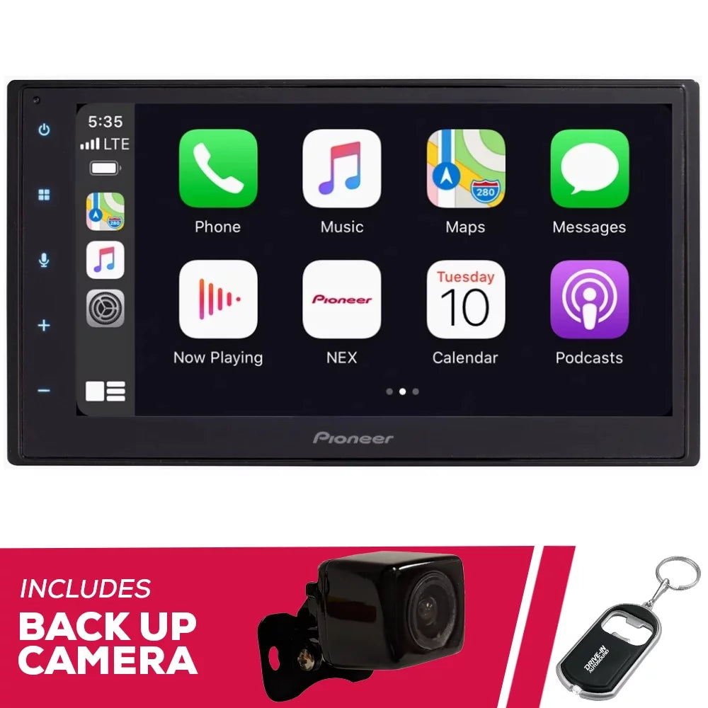 New Pioneer - 6.8" Digital Media Receiver & Amazon Alexa w/ Backup Camera
