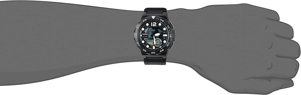 Men's Ana-Digi Dive Style Watch, Black, -1AVCF