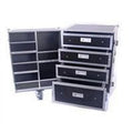 DeeJay  Fly Drive Case Utility & Storage Case with Drawers & Compartments & Caster Board