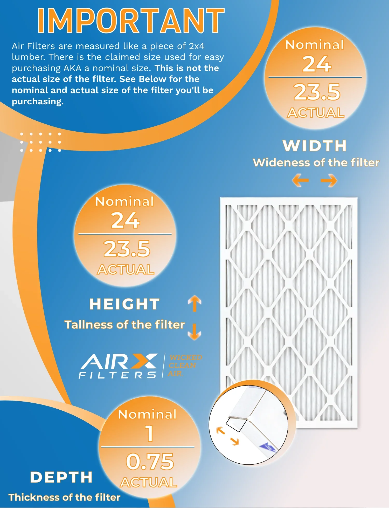 24x24x1 Air Filter  13 Rating, 12 Pack of Furnace Filters Comparable to  1500 - 2200 &  9 - Made in  by     .