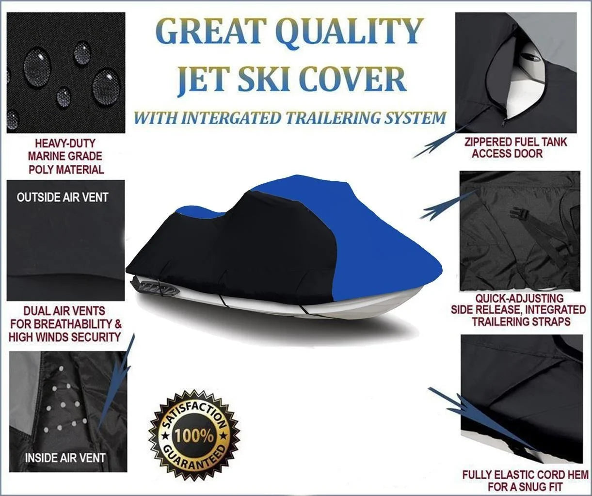 /  -, 600  Cover Compatible for Kawasaki -12F 2003 2004 2005 2006 2007 2008 Jet Ski Cover  Covers