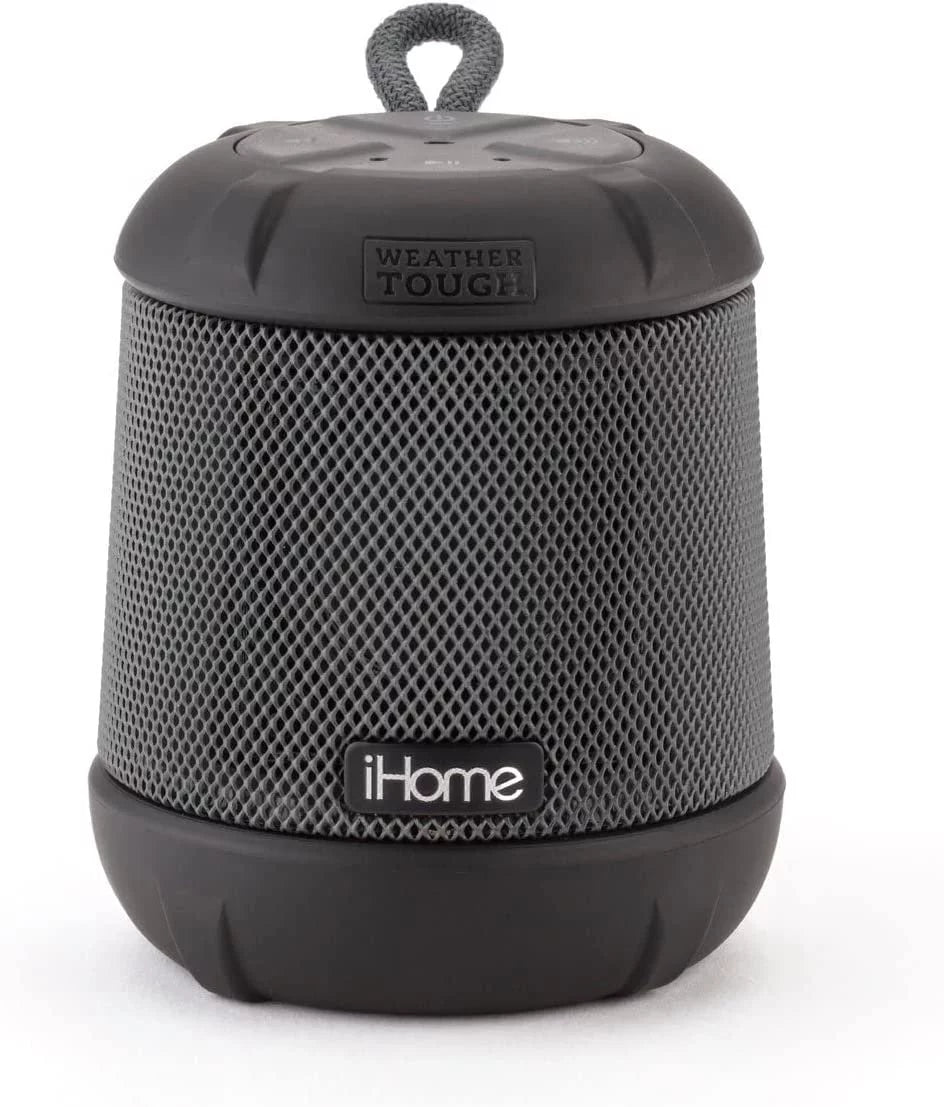 iHome Waterproof Bluetooth Portable Speaker with 20HR Battery Life