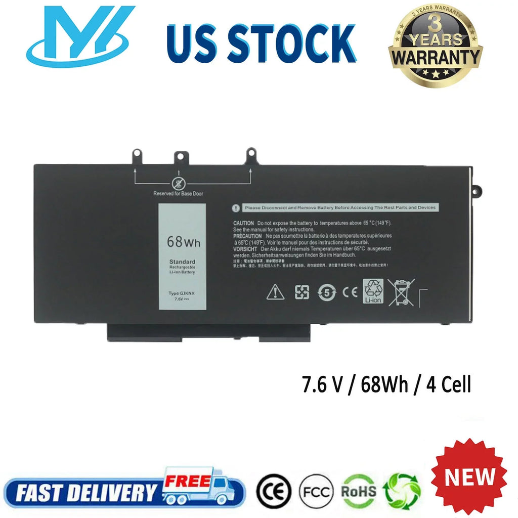 ✅ Laptop Battery For Dell Latitude 5480 5580 5280 5490 5491 5580 5590 5591