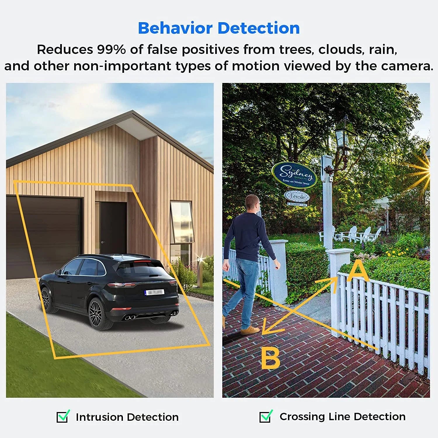 Hiseeu [2 Way Audio] 5MP  PoE Security Camera, Security Camera Outdoor&Indoor,  Waterproof, Night Vision, Human/Vehicle Detect Compatible PoE Security Camera System for 24/7 Record