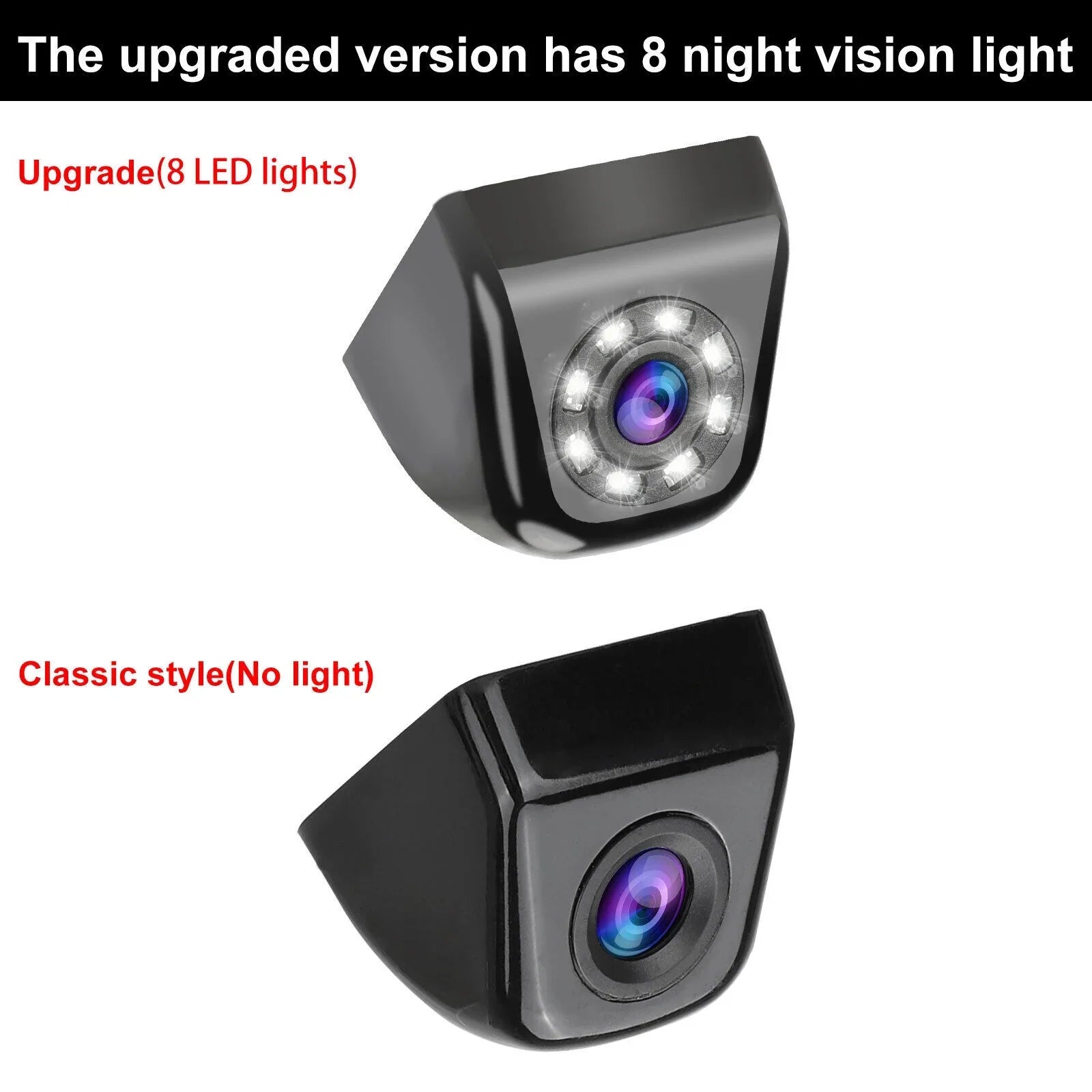 170°  8LED Car Rear View Backup Parking Reverse Camera Night Vision Waterproof