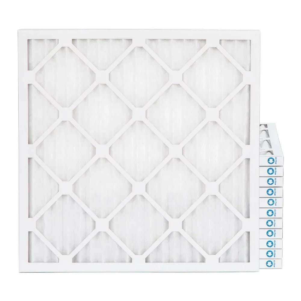 Pamlico Air 20x20x1  8 Pleated  Furnace Air Filters. Case of 12. Actual Size: 19-1/2 x 19-1/2 x 3/4