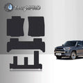 Floor Mat Accessories 1st + 2nd + 3rd Row Compatible with Toyota 4Runner - All Weather - Heavy Duty - 2021