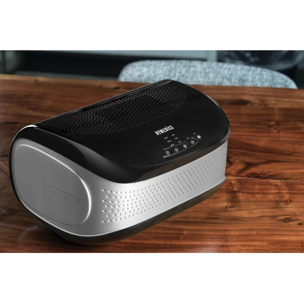 HoMedics - TotalClean Desktop Air Purifier (Black) - , Ionizer - 429 Sq. ft. - Black