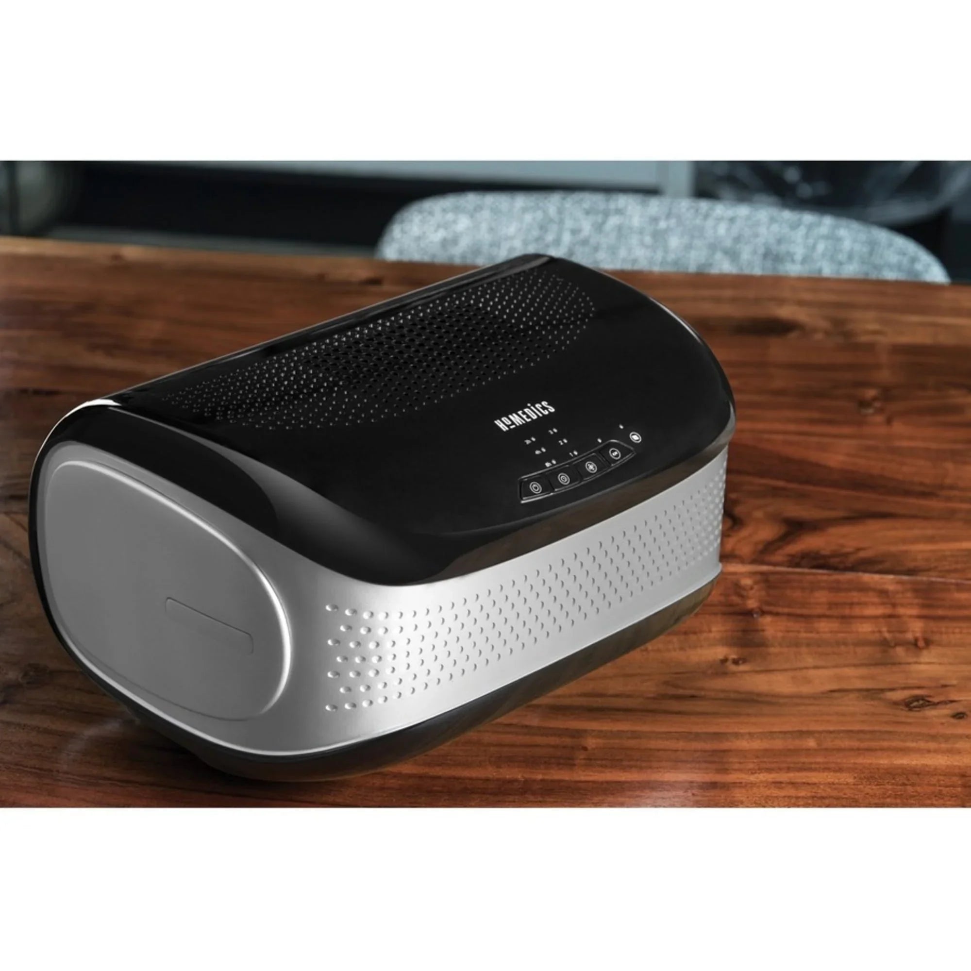 HoMedics - TotalClean Desktop Air Purifier (Black) - , Ionizer - 429 Sq. ft. - Black