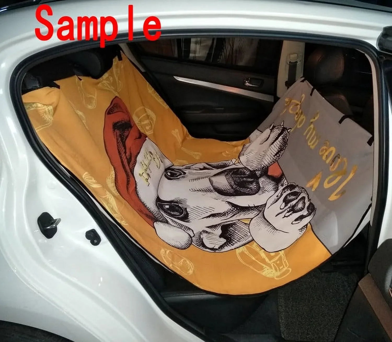 Vintage Autumn Trees Bare Tree Trunks in Autumn Pet Seat Cover Car Seat Cover for Pets Cargo Mats and Hammocks for Cars Trucks and SUVs 54x60 inches