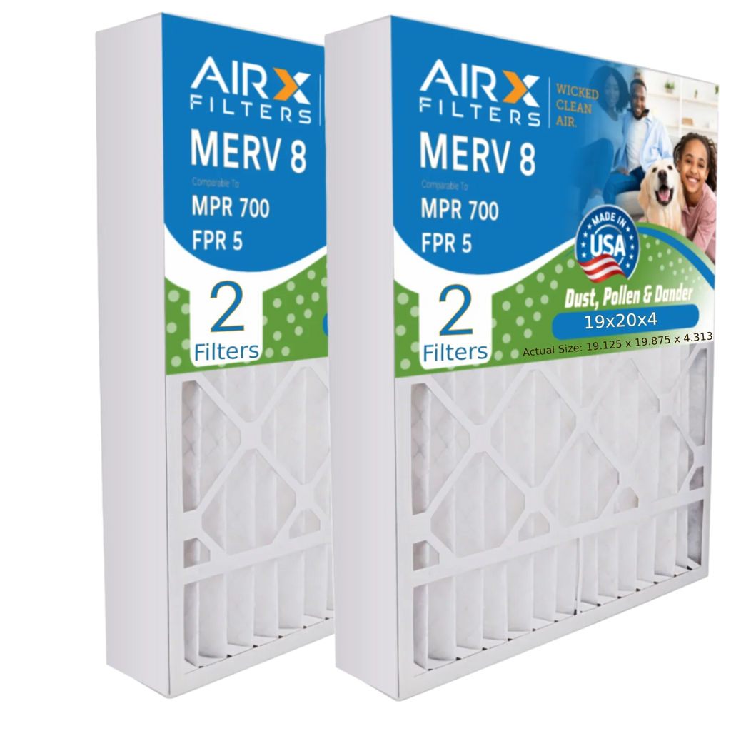 19x20x4 Air Filter  8 Comparable to  700 &  5 Compatible with Bryant Carrier -0021  Premium  Made 19x20x4 Furnace Filter 2 Pack by     .