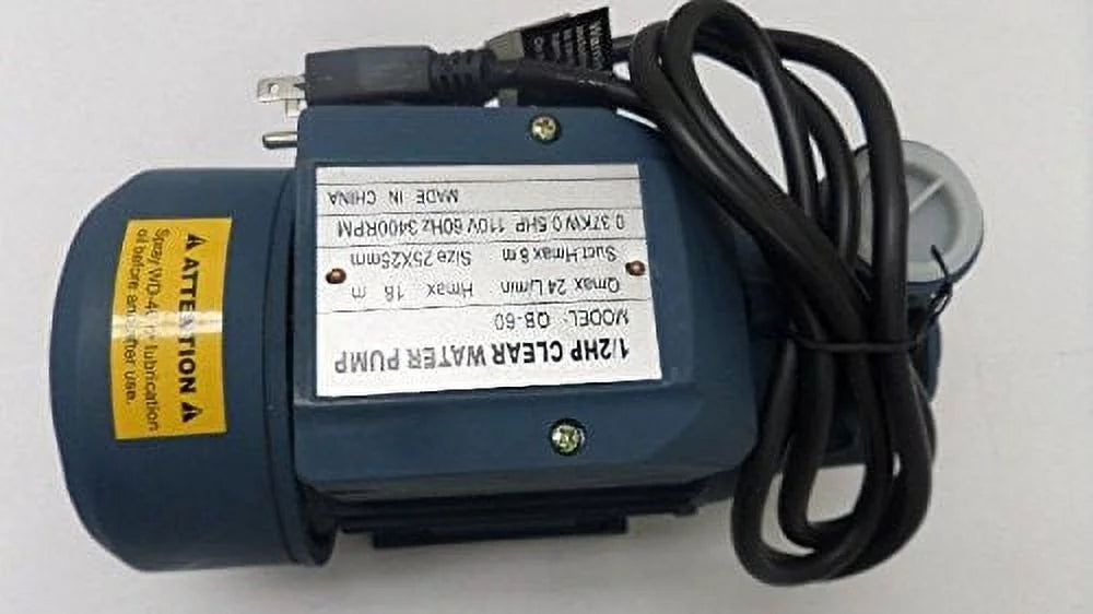 1/2hp Electric Industrial Centrifugal Clear Clean Water Pump Pool Pond Farm