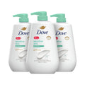 Dove Body Wash With Pump Sensitive Skin 3 Count Hypoallergenic, Paraben-Free, Sulfate-Free, Cruelty-Free, Moisturizing Cleanser Effectively Washes Away Bacteria While Nourishing Skin 30.6 Oz