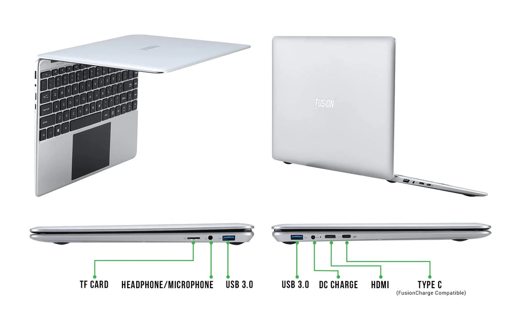 14.1" Full  Windows 10 Laptop - Windows 11 Compatible, 128GB Storage, 4GB , + Pro Model Lapbook, Intel Quad Core , 5GHz WiFi (Dual-Band WiFi) 2X WiFi speeds, Supports .2