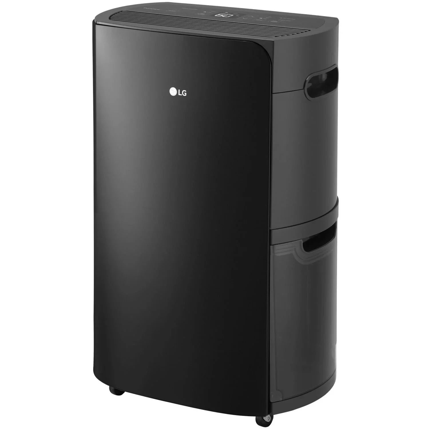 Restored  PuriCare 2019 Energy Star 50-Pint Dehumidifier in Black, (Refurbished)