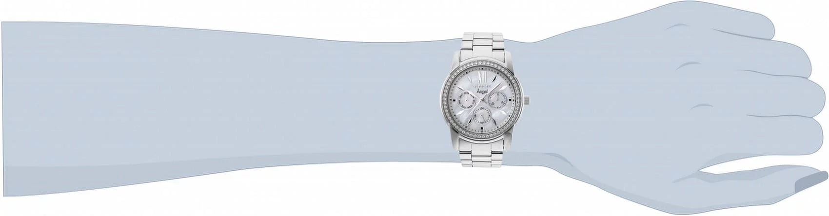 Invicta Angel Crystal White Mother of Pearl Dial Ladies Watch 28686