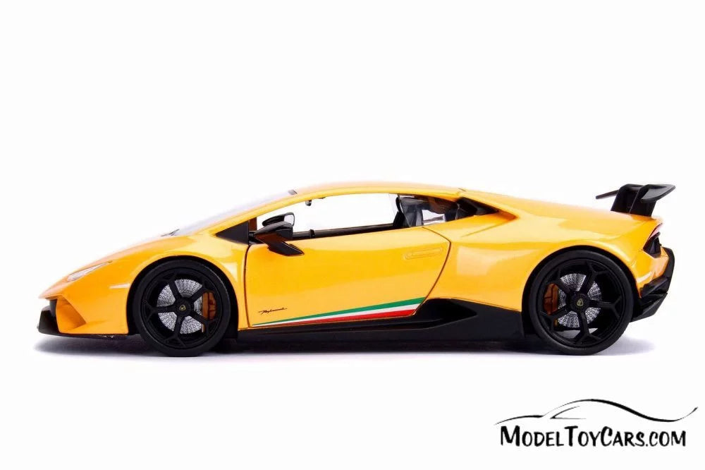 2017 Lamborghini Huracan Performante Hard Top, Yellow - Jada 99996DP1 - 1/24 Scale Diecast Model Toy Car (Brand New but  )