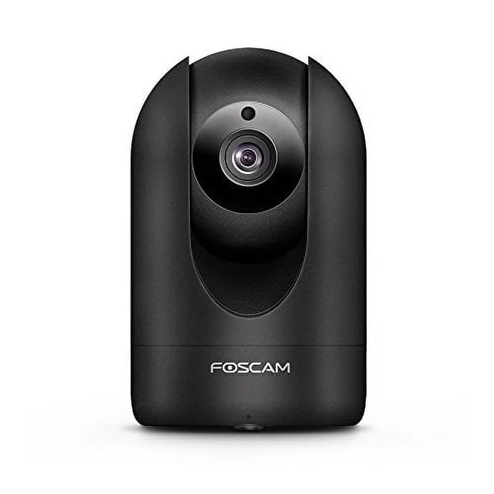 Home Security Camera Foscam  4MP WiFi  Camera,Wireless Baby Monitor with  Human Detection Sound Detection 33ft Night Vision 2 Way Audio Camera Compatible with Alexa Black