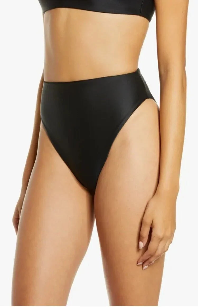 Swim Incline Bikini Bottoms in Black at Nordstrom, Size Medium