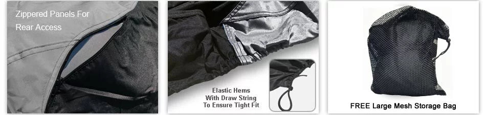 Weatherproof Jet Ski Cover For   GTi 1997-2000 -  / Black Color - All Weather - Trailerable - Protects from Rain, Sun,  Rays, And More! Includes Trailer Straps And Storage Bag