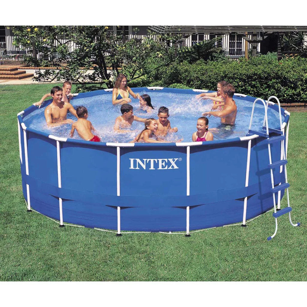 Intex Metal Frame Pool Set, 15-Feet by 48-Inch (Older Model)