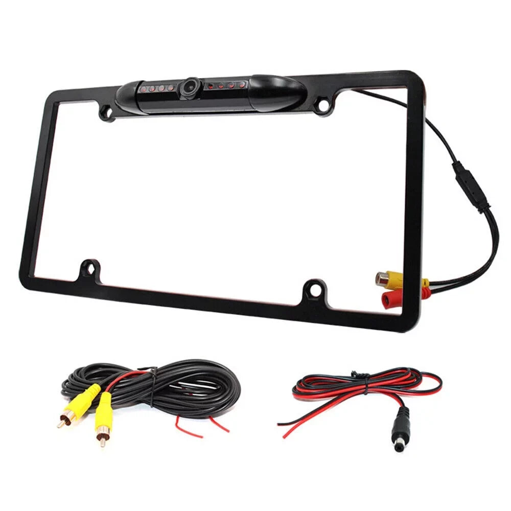 Night Vision License Plate Frame Camera - Reverse Parking Aid