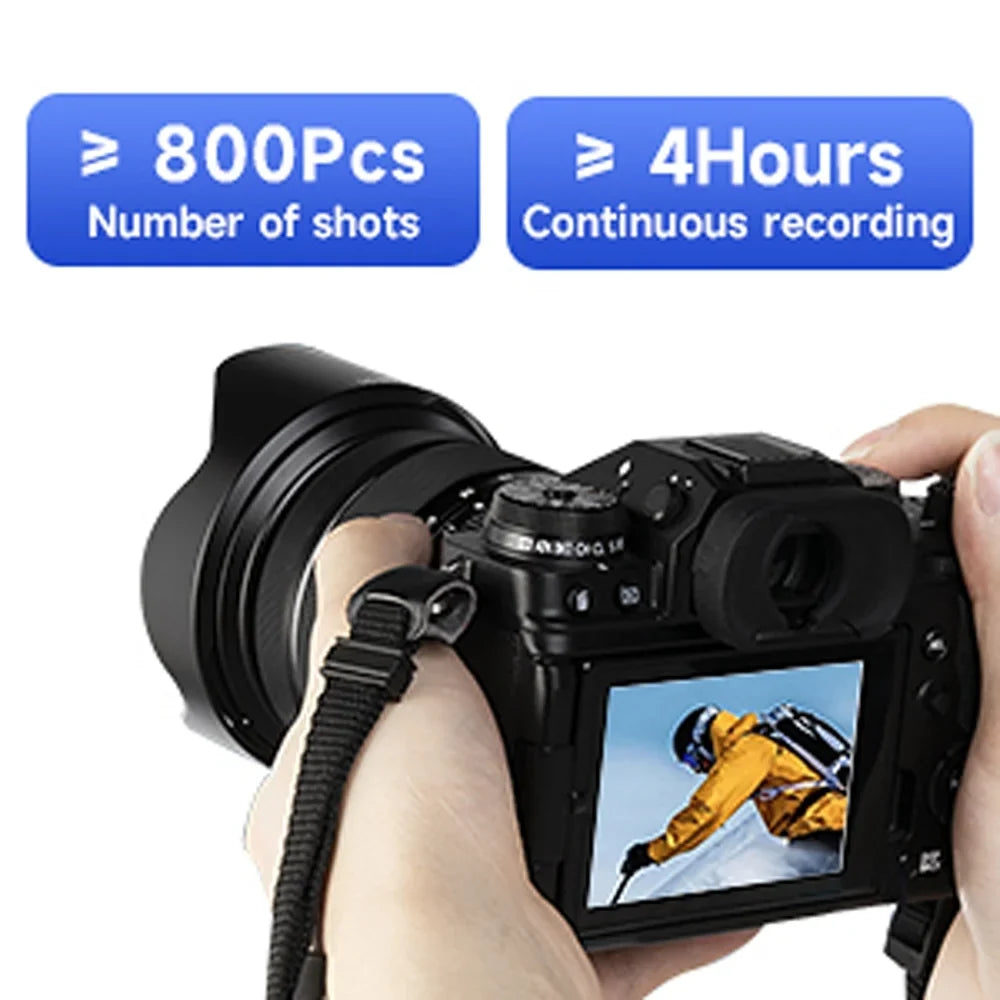 Digital Camera Battery 2 Pack - 2250mAh Camera Battery For Sony Alpha a6500 a6300 a7 7R a7R a7R  a7II -3 -5