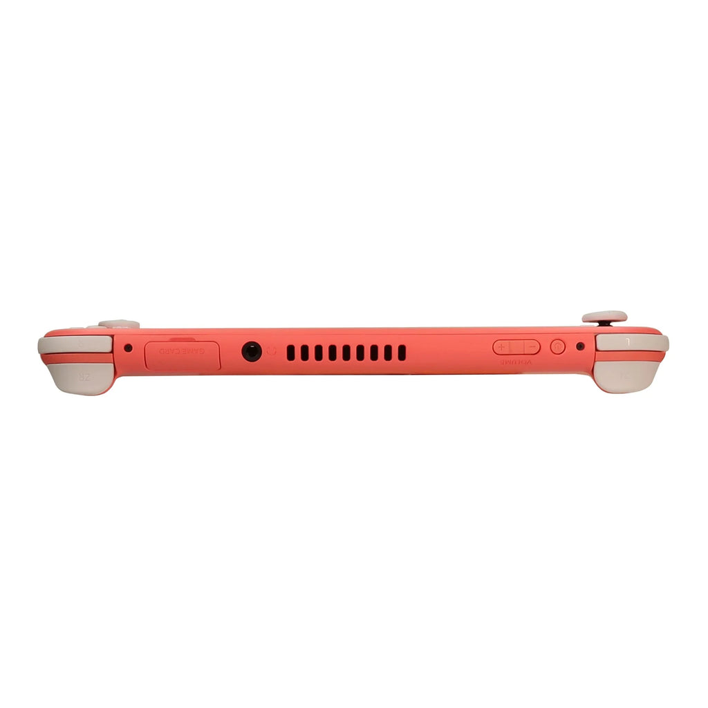 Nintendo Switch Lite (Coral) with JLab Play Gaming Wireless Bluetooth Earbuds - Black/Blue