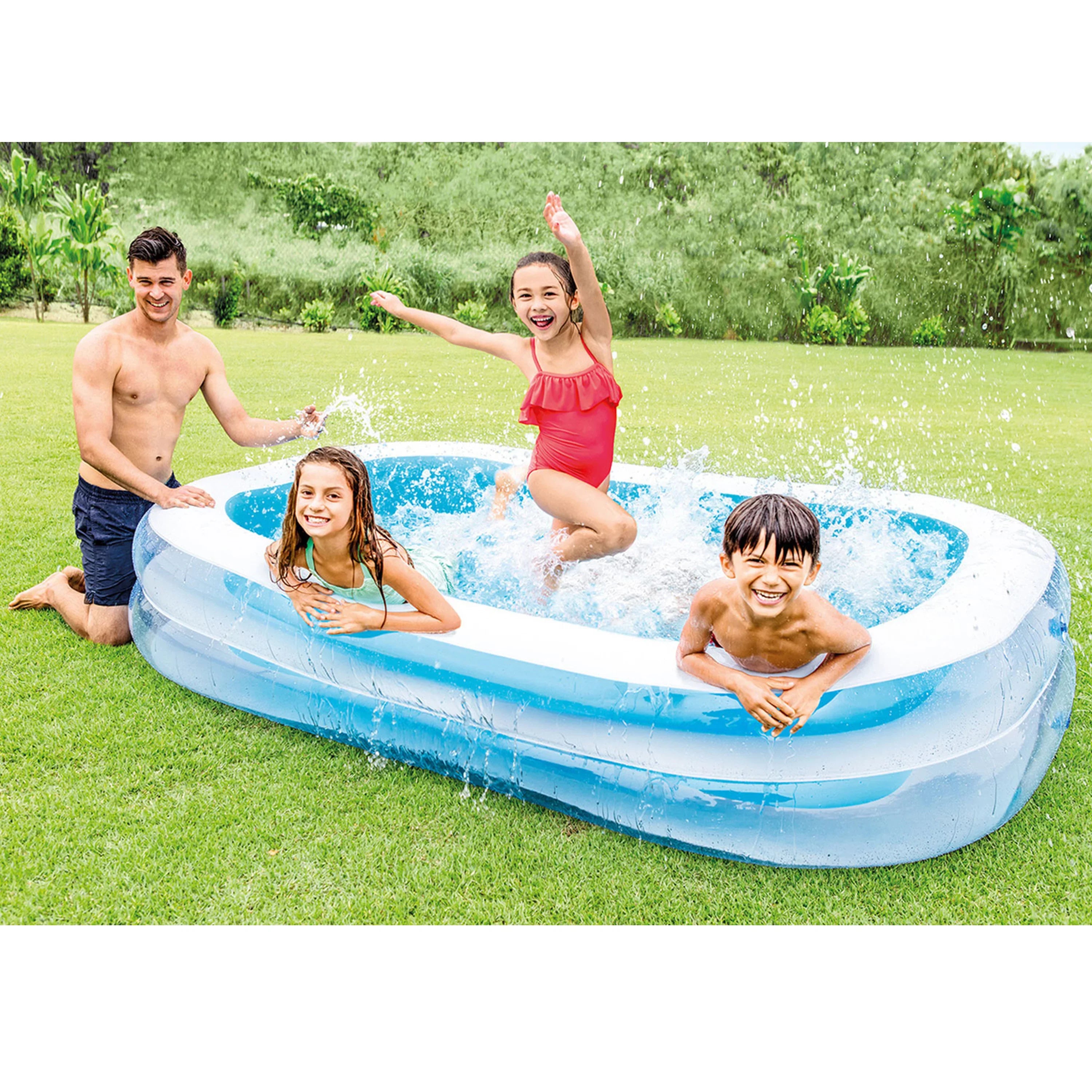 Intex Kool Splash Play Center with 8.5' x 5.75' Swim Center, Blue & White