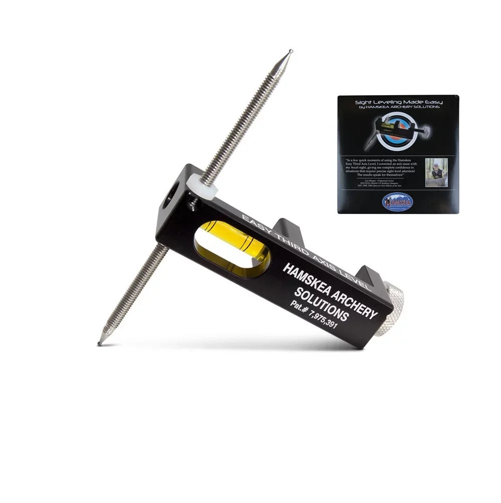 Hamskea 106001 Easy Third Axis Target Sight Level and Instructional  Combo