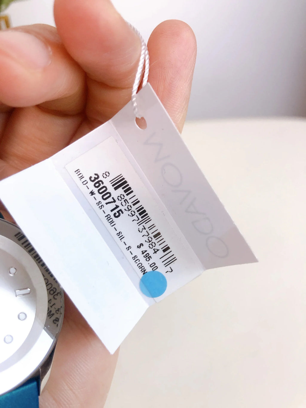 Movado 3600715 Bold Women Silver Dial Green Silicon Strap Swiss Watch