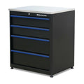 Montezuma Garage Tool Storage System 30.5 x 24" Locking Workbench, Black