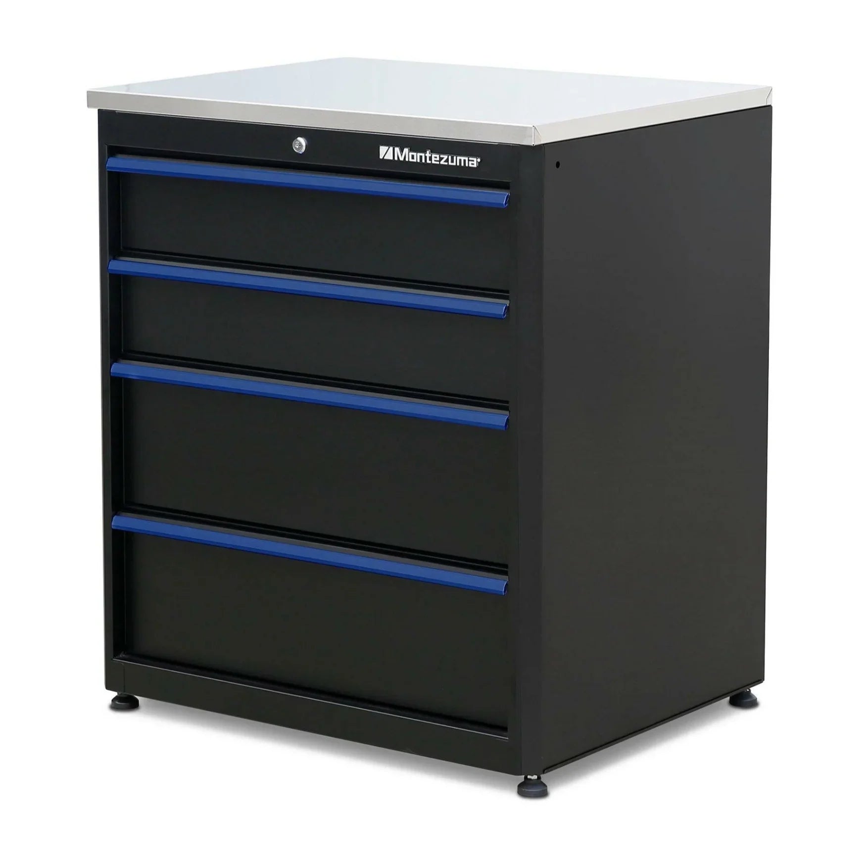 Montezuma Garage Tool Storage System 30.5 x 24" Locking Workbench, Black